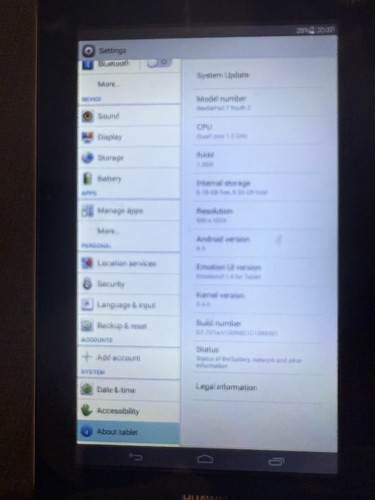Huawei mediapad youth - mediapad, 7”