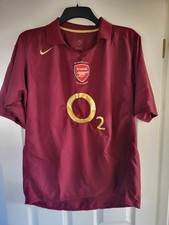 Arsenal Burgundy Nike 2005/06 Home Shirt - XL Highbury, Thierry Henry, Fabregas