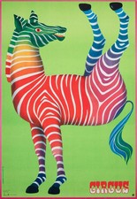 Cyrk zebra acrobat 1979 polish - 1979,