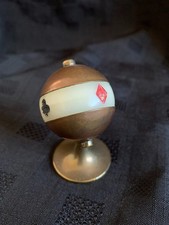 Vintage Brass Globe & Copper