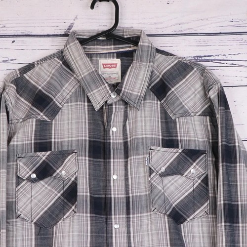 Levi grey western shirt - levi’s,