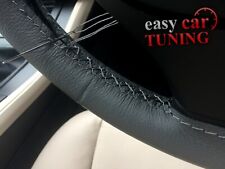 Fits Land Rover Discovery 2 98-04 Grey Real Genuine Leather Steering WheeL Cover