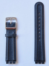 Blue Genuine Leather 17mm