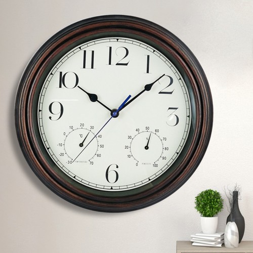 Garden station wall clock - wall,