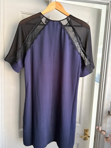 Reiss karlotta navy midi dress - reiss,