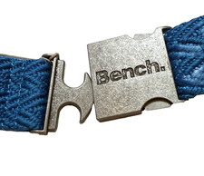 Bench Woven Logo Belt Casual Adjustable Blue Mens Womens Unisex NWT