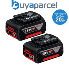 2x Bosch 18v 6Ah Li-ion