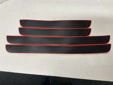 4x Rubber Car Scuff Door Sill