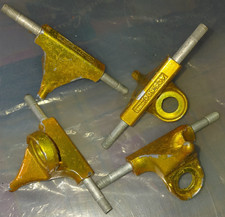 Vintage ACS 500 Skateboard Truck Hangers- Original '70s Old School - Set of 4.