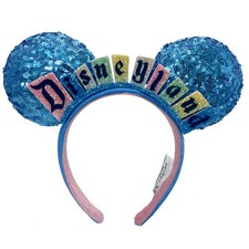 Disneyland Marquee Sign Headband Mickey Disney.Parks Ears Happiest Place