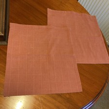 Two home made cushion covers