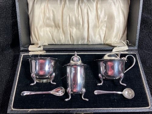 Edwardian boxed sliver plated - edwardian,