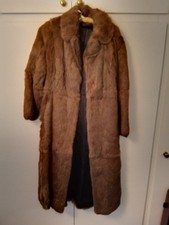 Ladies Real Rabbit Fur Coat