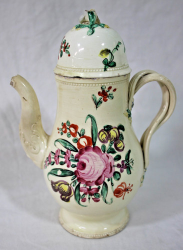 Early english creamware - creamware, coffee