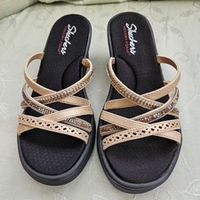 Skechers Women's Rumblers Wave New Lassie Wedge Sandals in UK Size 5