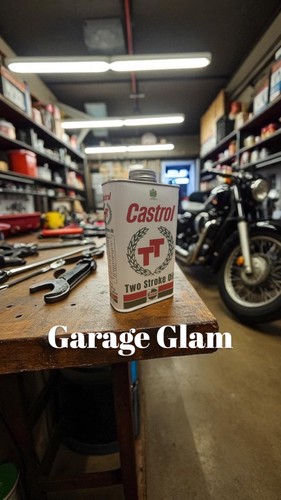 Castrol stroke oil can - stroke,