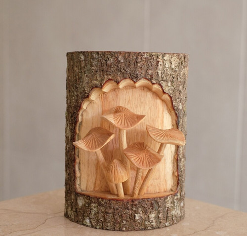 Wild mushrooms sculpture tree - wild,