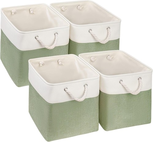 Fabric storage box basket - storage, x4