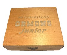 Vintage Ormond Junior Empty Cigar Box, was for 50 Cigarillos, circa 1960s