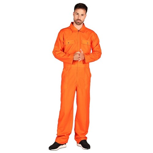 Orange prisoner jumpsuit - orange,