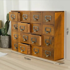 16 Drawers Vintage Tabletop