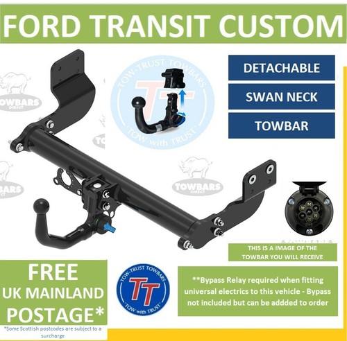 Detachable towbar for - detachable,