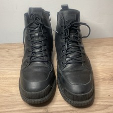 Camper Pix Full Grain Leather Eva Outsole lace up womens Boot In Black UK 7