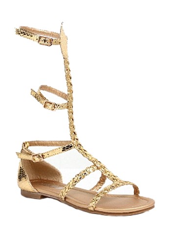 Child egyptian gold sandals - egyptian,