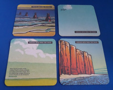 Four Beer Mats from the Adnams brewery - Man Cave Essentials  