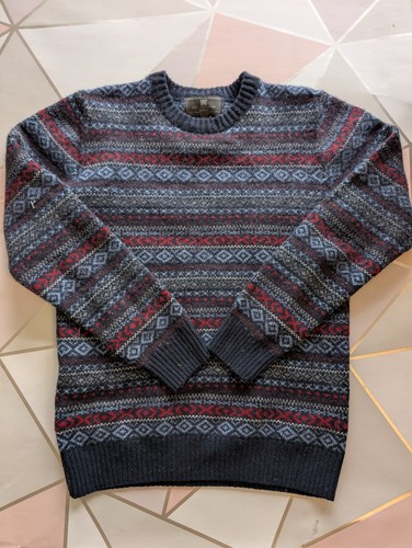 Men fair isle knitted - m&s,