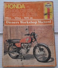 Haynes - Honda CB100, CB125J, CB125S, SL125 - Free UK Postage