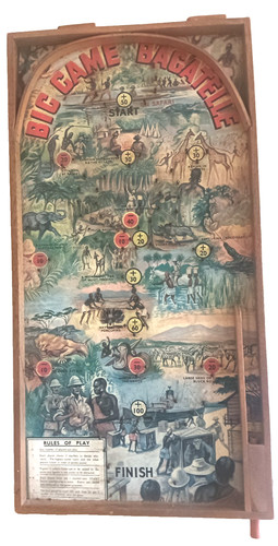 Large vintage wooden bagatelle - wooden,