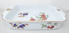 Royal Worcester Evesham Handled Oven Dish Rectangular Fruit Decorated 39cm