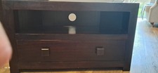 Dark Mango Wood Corner TV