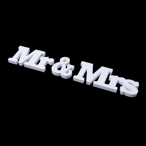 Mrs wooden letters sign - letters,
