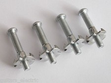 Chrome fixing bolts - 4,