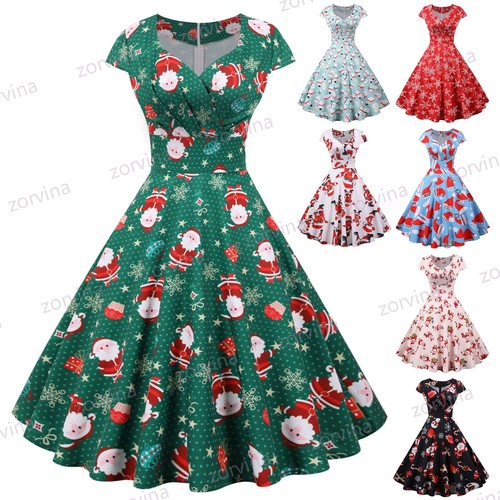 Ladies christmas printed - christmas, swing