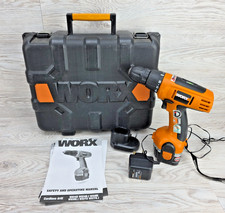 Worx WX155 , 14.4V Cordless Drill With Case Charger And Battery