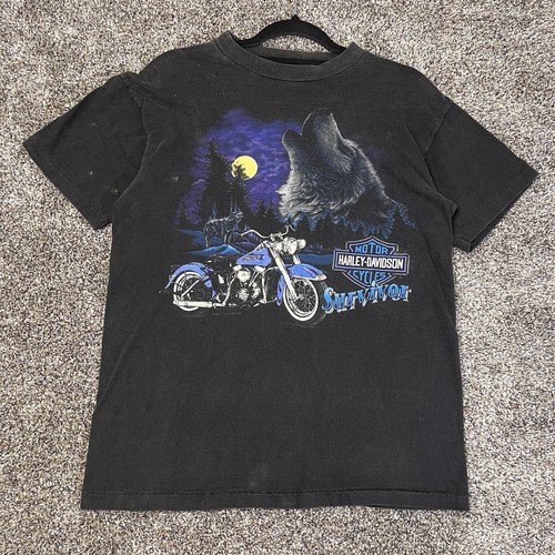 Vintage harley davidson - vintage, t