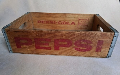 Vintage wooden pepsi cola - vintage,