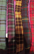 Tartan low D whistle or long