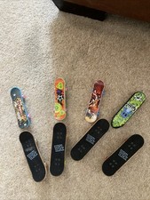 Set Of 4 X Tech Deck 96mm Boards - Fingerboard Skateboard Toys and 4 Non Branded