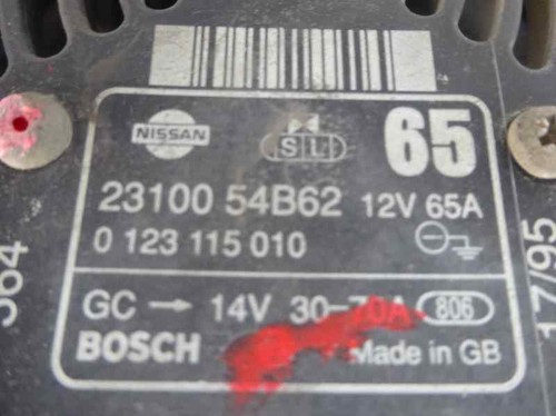 2310054b62 alternator nissan - 2310054b62,