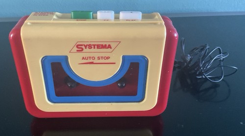 Vintage yellow red systema - yellow,