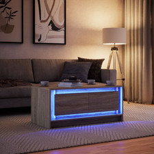 Coffee Table with LED Lights