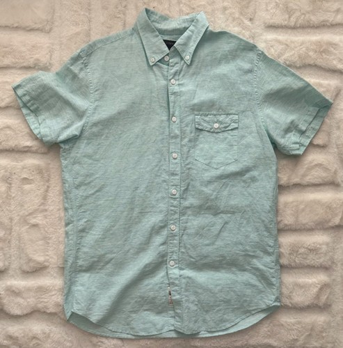 J.Crew linen mint green and