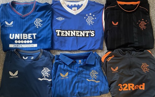 Glasgow rangers shirts bundle - glasgow,