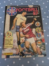 Panini 1987 Football Sticker Album Complete No Writing