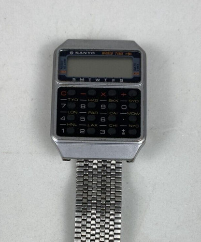 Vintage sanyo calculator watch - vintage,