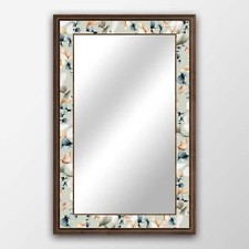 Floral Duo Handmade Mirror